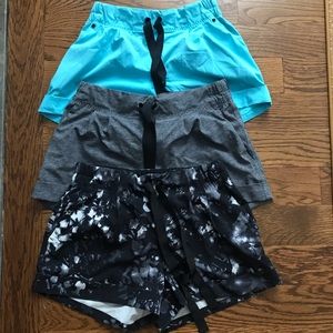 LuluLemon shorts - 3 pair